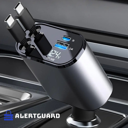 AlertGuard UltraCharge-מטען נמתח לרכב