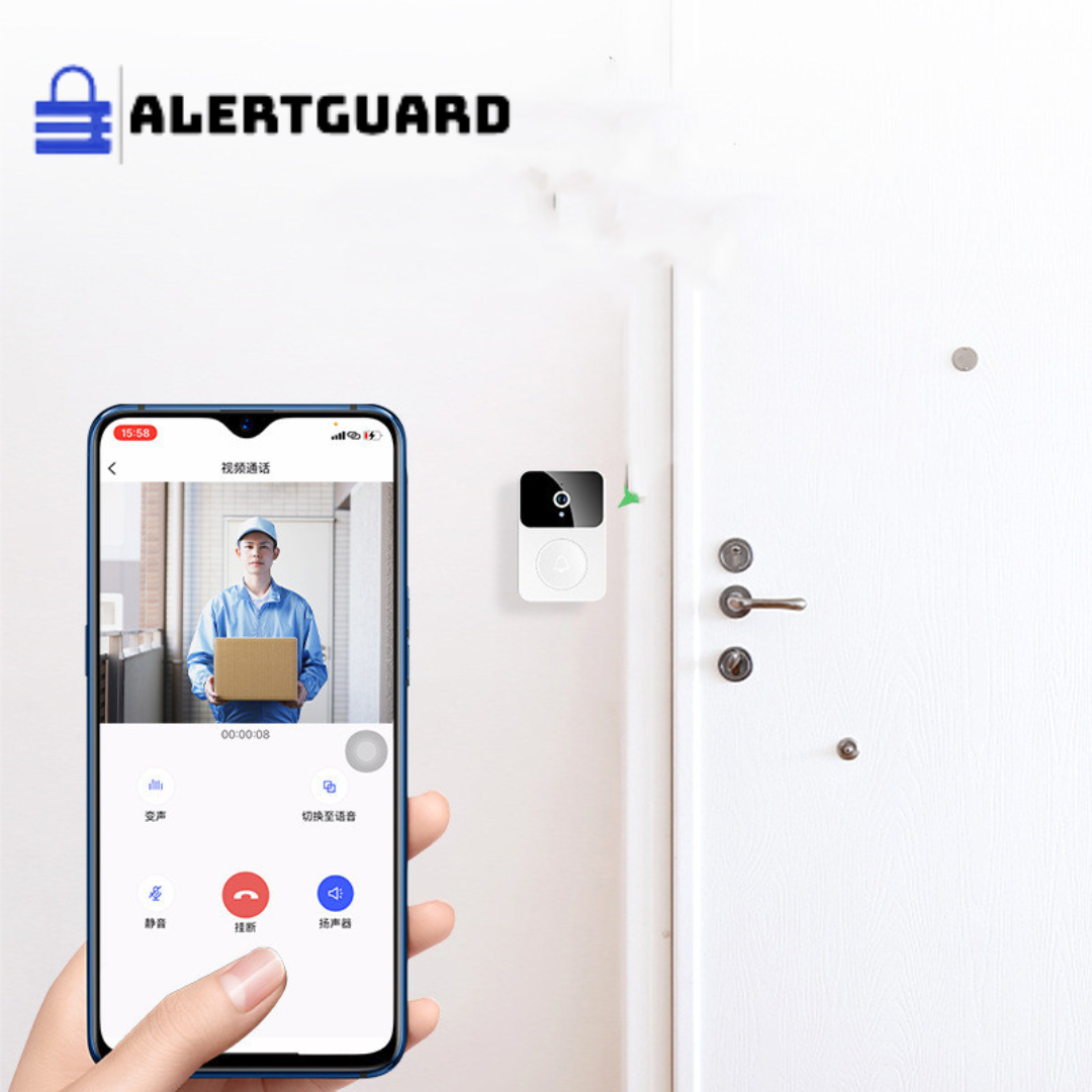 AlertGuard DoorMaster-جرس الباب الذكي 