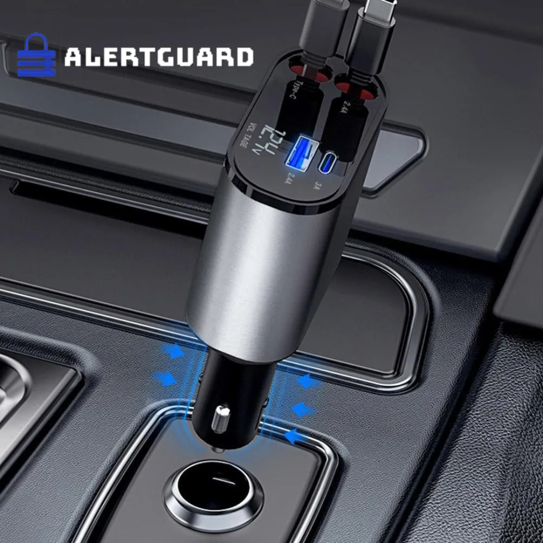 AlertGuard UltraCharge-מטען נמתח לרכב