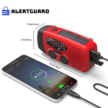 AlertGuard 3 في 1 راديو ترانزستور الطوارئ متعدد الأغراض من AlertGuard 